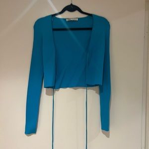 Perfect blue Zara top
